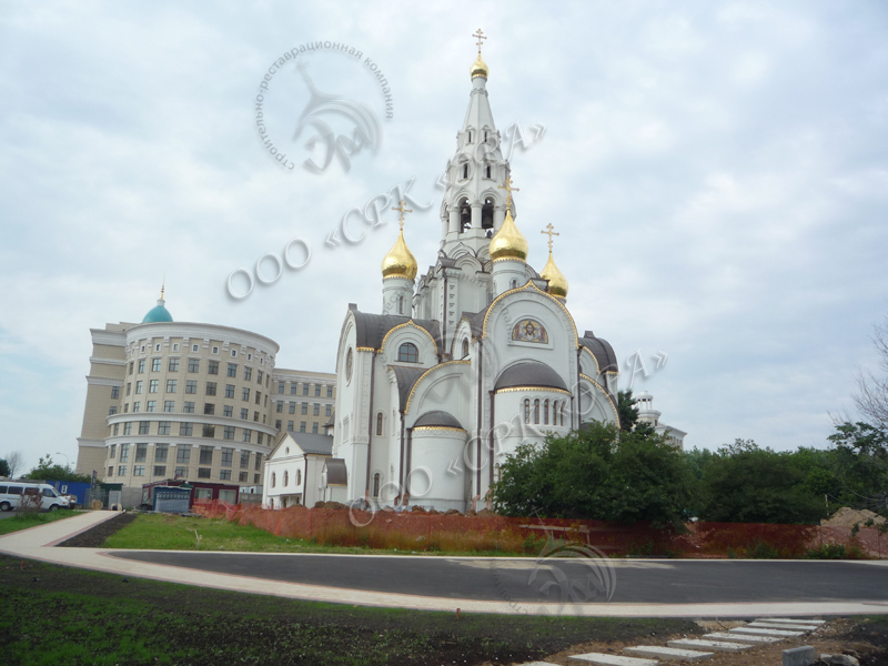 Изготовление и монтаж купола на Свято-Георгиевской церкви